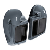 HR3 Gunship Gray Vented Lower Fairing Kit For Harley Touring models 2014-2024